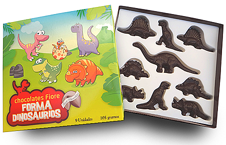 Dinosaurios de chocolate