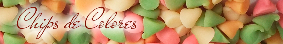 Chips de chocolate colores
