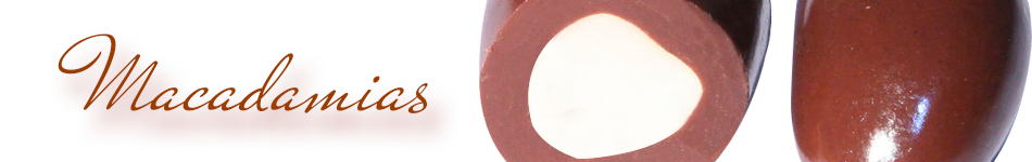 Macadamias cubiertas con chocolate